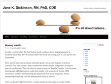Tablet Screenshot of janekdickinson.com